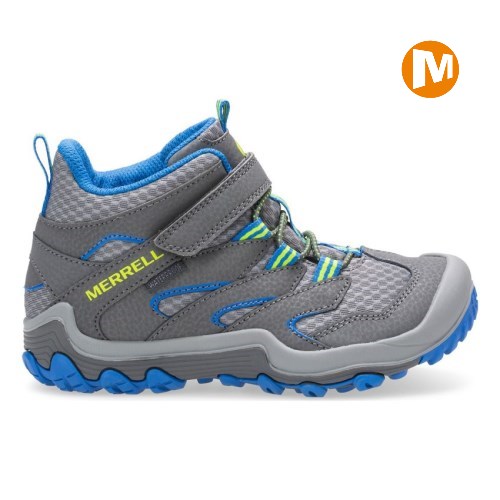 Merrell Chameleon 7 Access Mid A/C Waterproof Winterstiefel Kinder Grau [DE-MRAZE]